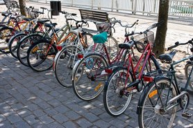 В Киеве строят парковки для велосипедистов