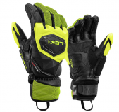 Горнолыжные перчатки Leki WCR Venom SL 3D black-ice lemon