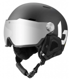 Горнолыжный шлем Bolle Might Visor Black Matte (линза brown gun - cat 2)