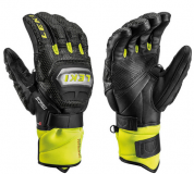 LEKI Worldcup Race Ti S System - гірськолижні перчатки (колір black-ice lemon)